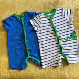 Little Me summer play suit with Dino details